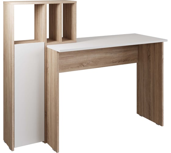 Стол рабочий комбинированный Атмосфера ЛАЙТ/ Дуб сонома/ Белый/ МК 00-00028224 1