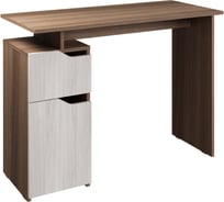 Стол письменный компьютерный Атмосфера с тумбой ЛАЙТ Шимо темный / Шимо светлый/ МК 00-00028292
