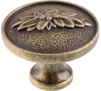 Ручка-кнопка Стройбат, алюминий, бронза, 5 шт, 598470