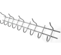 Настенная вешалка Трибатрон НВ-9 алюминиевый металлик 87882