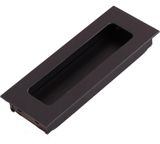 Ручка врезная Стройбат 96 алюм. (матовый черный 5 шт) 598610 1