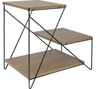 Журнальный столик ESSE 3 полки 54,5x35,5x51 см 2334.2.51