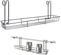 Навесная полка для специй МУЛЬТИДОМ на рейлинг 35x7.5x12 см AN52-135