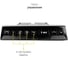 Стол с регулировкой высоты LuxAlto 2AR2 черный/ЛДСП белый, 140x80 см 34566 6