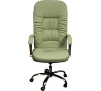 Кресло для руководителя Креслов Болеро светло-зелёный КВ-03-0416
