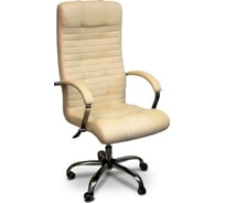 Кресло для руководителя Креслов Атлант бежевый КВ-02-0428