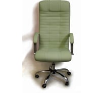 Кресло для руководителя Креслов Атлант светло-зелёный КВ-02-0416