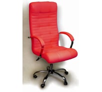 Кресло для руководителя Креслов Атлант красный КВ-02-0421