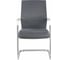 Кресло RIVA Chair RCH D819 белый пластик/серая сетка на полозьях УЧ-00000929 1