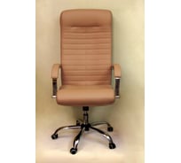 Кресло для руководителя Креслов Орион светло-коричневый КВ-07-0426
