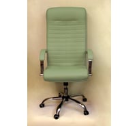 Кресло для руководителя Креслов Орион светло-зелёный КВ-07-0416