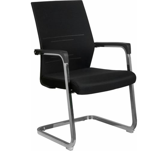 Кресло RIVA Chair RCH D818 черная сетка на полозьях УЧ-00000868