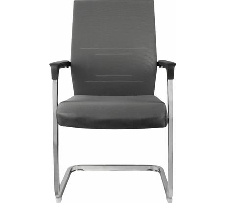 Кресло RIVA Chair RCH D818 серая сетка на полозьях УЧ-00000869