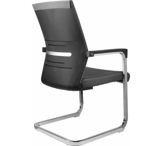 Кресло RIVA Chair RCH D818 серая сетка на полозьях УЧ-00000869