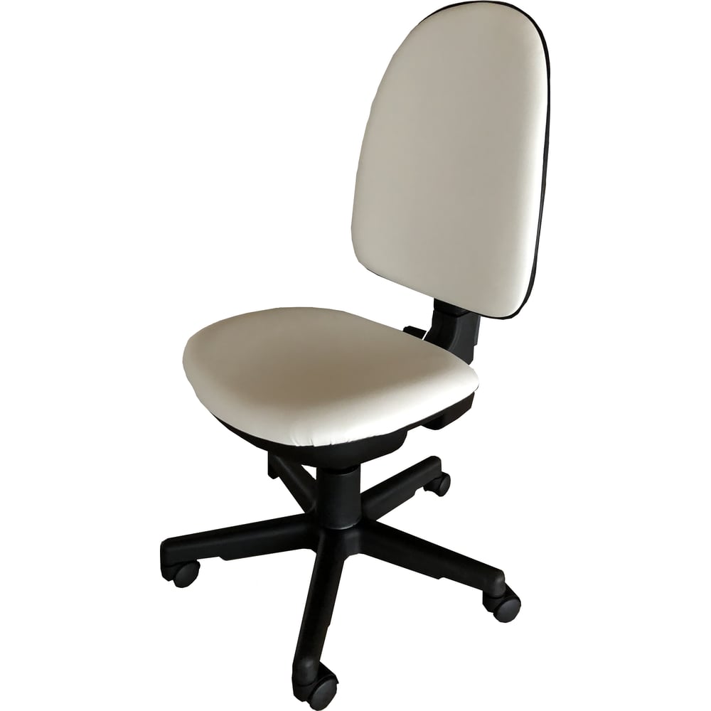 Кресло оператора СОЮЗ Престиж без подлокотников экокожа белая ...