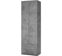 Шкаф офисный с полками и ящиками Шарм Мелодия МПЯ-21 70х45 серый Ароза Реликтовая 24062028655