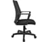 Кресло офисное ОФИСМАГ Webstar, ткань, черное C11, ш/к 12276 533309 4