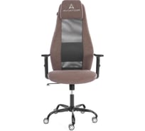 Кресло TetChair AVIATOR PLT metalBL ткань, светло - коричневый / серый, KUB 03/W-12 25108