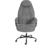 Кресло TetChair Boss metalBL ткань, серый, KUB 05 25264