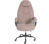 Кресло TetChair Boss metalBL ткань, светло-коричневый, KUB 03 25265