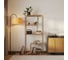 Стеллаж GreenWeen SIENA, золотой каркас, полки ЛДСП Робиния, 800х300х1730, GW-ST-SIENA-G-LD-R 5