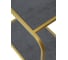 Стеллаж GreenWeen SIENA, золотой каркас, полки керамика Antracite, 800х300х1730, GW-ST-SIENA-G-KA 4