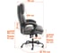 Кресло TetChair Chief metalBL ткань, серый, KUB 05/TW-12 25021 2