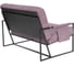 Диван TetChair Charli LUX велюр/букле, VT shape wood rose 25186 10