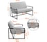 Диван TetChair Charli LUX экокожа, Sharp Графит 25215 2
