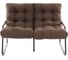 Диван TetChair Ergo рогожка, коричневый, 3М7-147 25090 11