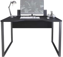 Стол компьютерный Альянс мебель, с 2 вертикальными ящиками, 1400х700х750, Дуб крафт золотой/Черный 832560