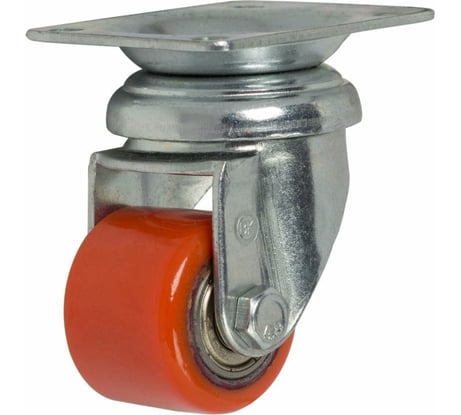 Мебельное колесо со стальным ободом 35 мм крепление площадка 903035 А5 1000136