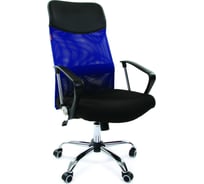 Компьютерное кресло CHAIRMAN 610 15-21 черный + TW синий 00-07014624