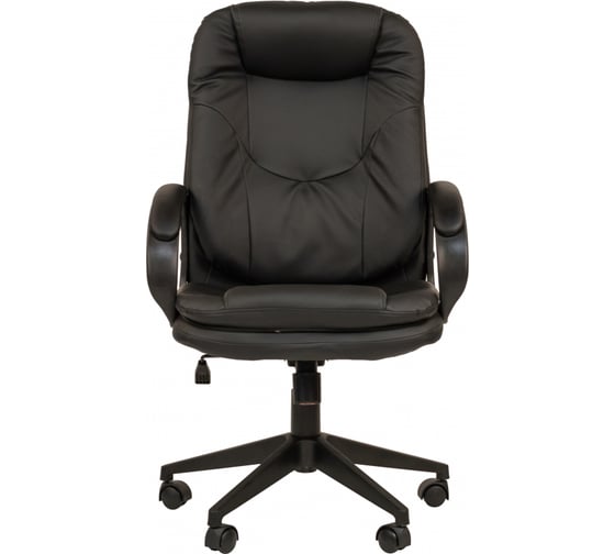 Кресло Easy Chair 695 TPU кожзам, черный, пластик 1366742
