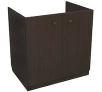 Тумба под мойку Melodia della vita 60x60 венге две двери 30976