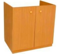 Тумба под мойку Melodia della vita 60x60 бук две двери 30975