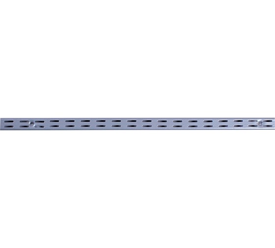 Стеновая стойка двуxпазная Larvij 2000x26x17 мм, серый L9017GA 1