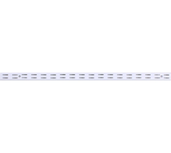 Стеновая стойка двуxпазная Larvij 2000x26x17 мм, белый L9017WH 1