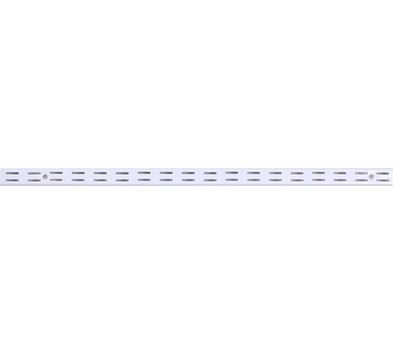 Стеновая стойка двуxпазная Larvij 1500x26x17 мм, белый L9015WH 1