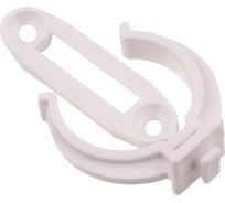 Клипса универсальная для кухонной опоры ELEMENT, под саморез, белый, 80 шт 565300