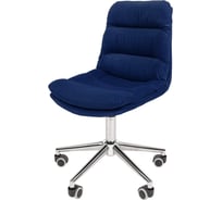 Кресло Chairman Home 115 ткань Т-82 синий 00-07195547