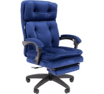 Кресло Chairman Home 442 ткань Т-82 синий 00-07195631