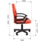 Кресло Chairman Kids 111 экокожа красный/черный 00-07202593 2