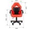 Кресло Chairman Kids 111 экокожа красный/черный 00-07202593 3