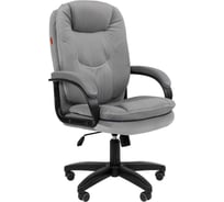 Кресло Chairman Home 668 ткань Т-55 серый LT 00-07195502