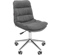 Кресло Chairman Home 115 ткань Т-55 серый 00-07195546