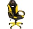 Кресло VT_EChair Easy Game-690 TPU кожзам черный/желтый пластик Easy Game 1362968 1