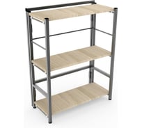 Стеллаж ТИТАН МЕТА СЛС-1/800, ясень светлый шимо 4670026243253