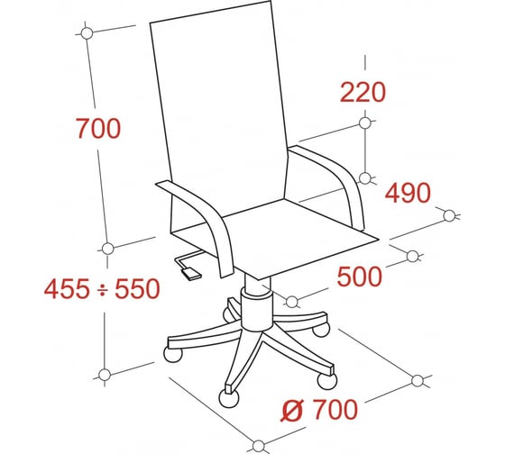 Кресло Easy Chair Game-686 TPU кожзам, ткань, черный, красный, пластик 1362959