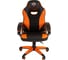 Кресло Easy Chair Game 690 TPU кожзам черный, оранжевый, пластик 1362966 2